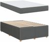 vidaXL Bettrahmen mit Matratze Dunkelgrau 120 x 190 cm Stoff 3398367 Bild 4