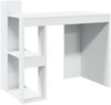 vidaXL Schreibtisch, Holzwerkstoff, 94 x 56,5 x 103,5 cm, Weiß Bild 2