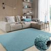 Wohnando Teppich MY-RUG Hochflorteppich Shaggy Star 140x70cm, rechteckig, Höhe: 38 mm, einfarbig, leicht glänzend, extra flauschig Bild 2