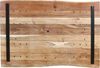 Esstisch Baumkante massiv Akazie eichefarben 140 x 80 cm schwarz DEREK 137024188 Bild 5