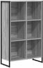 vidaXL Bücherregal Graues Sonoma 99,5 x 30 x 108,5 cm Holzwerkstoff 886537 Bild 2