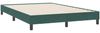 vidaXL Boxspringbett mit Matratze Dunkelgrün 160x220 cm Samt 3317574 Bild 5