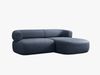 Micadoni 5-Sitzer Ecksofa Jenny Kleine Version Rechts Chenille Perfect Harmony Dunkelblau Bild 3
