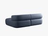 Micadoni 5-Sitzer Ecksofa Jenny Kleine Version Rechts Chenille Perfect Harmony Dunkelblau Bild 4