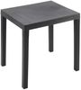 Dmora Outdoor-Lounge-Set Altar, Gartenkomposition mit 1 rechteckigen Tisch und 2 Klappstühlen, Indoor- und Outdoor-Lounge von Pic Nic, 100 % Made in Italy, Anthrazit Bild 4