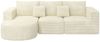HawthyHome Sofa Cloud-Cord Ecksofa L-form 264x177cm, 1 Teile, Montagefrei Couch mit zwei Kissen für Wohnzimmer & Schlafzimmer Bild 3