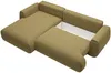 Vente-unique - MONELIA Sofa Stoff Grün - B 167 cm x H 81 cm x L 270 cm Bild 5