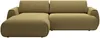 Vente-unique - MONELIA Sofa Stoff Grün - B 167 cm x H 81 cm x L 270 cm Bild 2