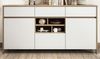 Sideboard Finnes in weiß und Eiche 164 cm Bild 2
