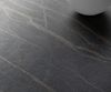 Couchtisch Edge Oval 140x80 cm Keramik Laminam® Noir Desir Braun Sarity Edelstahl gebürstet Bild 5