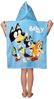Bluey Kapuzenhandtuch Bluey Badetuch, SCHNELL TROCKNENDES Poncho mit Kapuze für Kinder Bild 3