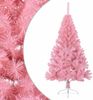 vidaXL Künstlicher Halb-Weihnachtsbaum mit Ständer Rosa 150 cm PVC 344671 Bild 3