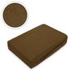 EXKLUSIV HEIMTEXTIL Frottee Spannbettlaken Premium 60 - 70 x 140 cm Schokobraun 80% Baumwolle 20% Polyester Öko - Tex Zertifiziert Bed-Sheet Bettlaken Spannbetttuch Bild 3