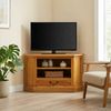 vidaXL EckTVSchrank Natur 79 x 40 x 46 cm Massives Mahagoni Holz 42009929 Bild 3