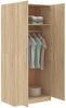 vidaXL Kleiderschrank Sonoma-Eiche 80x52x180 cm Holzwerkstoff 800624 Bild 4