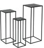 DanDiBo Blumenhocker eckig, Metall, Schwarz, 3 Stück, 70 x 28 x 28 cm Bild 5