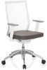 hjh OFFICE Profi Bürostuhl ASPEN WHITE Stoff Grau/Weiß Bild 5
