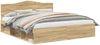 vidaXL Bettrahmen Sonoma 180 x 200 cm Massives Kiefernholz 3412864 Bild 2