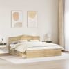vidaXL Bettrahmen Sonoma 180 x 200 cm Massives Kiefernholz 3412864 Bild 3