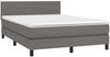 vidaXL Boxspringbett mit Matratze Grau 140x200 cm Kunstleder 3141009 Bild 3