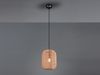 LED Hängelampe Korbleuchte mit Sisal Geflecht Lampenschirm, Ø 25cm Bild 3