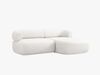 Micadoni 5-Sitzer Ecksofa Jenny Kleine Version Rechts Chenille Perfect Harmony Helles Beige Bild 3