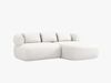 Micadoni 5-Sitzer Ecksofa Jenny Kleine Version Rechts Chenille Perfect Harmony Helles Beige Bild 2