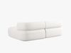 Micadoni 5-Sitzer Ecksofa Jenny Kleine Version Rechts Chenille Perfect Harmony Helles Beige Bild 4
