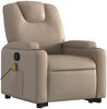 vidaXL Massagesessel mit Aufstehhilfe Cappuccino-Braun Kunstleder 3204443 Bild 5