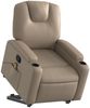 vidaXL Massagesessel mit Aufstehhilfe Cappuccino-Braun Kunstleder 3204443 Bild 3
