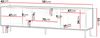 TV-Lowboard Aocale 06 mit Kamin (Farbe: Nuss Warmia / Cashmere) Bild 5