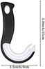 Agger Flaschenöffner J-förmiger Dosenöffner & Ringpull Öffner – Multifunktionaler Flaschen- (1-tlg), Hakenöffner für Konservendosen, Leichtes Öffnen von Deckeln & Ringen Bild 2