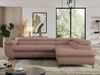 Mks Möbel 'Pedro L-Form' Ecksofa mit Schlaffunktion, verstellbaren Kopfstützen & Bettkasten, Rosa, Boucle, rechts Bild 3