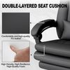 Ergonomischer Executive Bürostuhl mit Fußstütze, PU Leder, 135° Neigbare Bild 5
