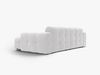 Micadoni Ecksofa Kendal 4-Sitzer Rechts Samt Magic Velvet Hellgrau Bild 3