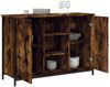 vidaXL Sideboard Räuchereiche 100x35x70 cm Holzwerkstoff 835516 Bild 4