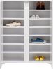 XORA 'LIV' Hochschrank mit 2 Drehtüren, Holznachbildung weiß, 97.5 x 120 x 34 cm, 6 Fachböden Bild 3