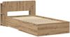 vidaXL Bettgestell mit Stauraum mit Kopfteil Artisan-Eiche 80 x 200 cm 3433702 Bild 3