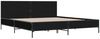 vidaXL Bettgestell Schwarz 180x200 cm Holzwerkstoff und Metall 3280012 Bild 3