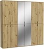 Garderobenschrank Set Projekt X IV - Artisan Eiche / Spiegelglas Bild 1