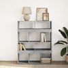 vidaXL Bücherregal Betongrau 100x33x125,5 cm Holzwerkstoff 3309360 Bild 3