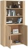 vidaXL Highboard Sonoma-Eiche Holzwerkstoff 3185362 Bild 5