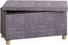 VCM Sitzbank Sizos 917614 Grau H. 40 x B. 76 x T. 38 cm Bild 2