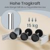 SONGMICS Wandtrockner ausziehbar, klappbarer Wäschetrockner mit 5 Stangen, platzsparend für innen und außen, 80 cm, weiß Bild 4