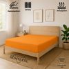 EXKLUSIV HEIMTEXTIL Jersey Spannbettlaken Premium 200 x 220 cm Terrakotta 100% Baumwolle Öko - Tex Zertifiziert Bed-Sheet Bettlaken Spannbetttuch Topper Leinentuch Bild 2
