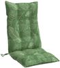 vidaXL Hochlehner-Auflagen 2 Stk. Blattmuster Oxford-Gewebe 377659 Bild 5