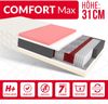 Matratze 120x200 Multipocket Taschenfederkern COMFORT MAX 7 Zonen H3 31 cm Visco Latex Polyurethanschaum Jersey Bild 3