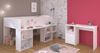 Jugendzimmer-Set >Pirouette 17< (2-teilig) in Weiss, mit drehbaren Elementen in Rosa oder Grau Bild 4