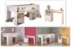 Jugendzimmer-Set >Pirouette 17< (2-teilig) in Weiss, mit drehbaren Elementen in Rosa oder Grau Bild 5