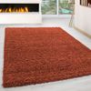 Hochflor Teppich Lux rechteckig - 240x340 cm - Terrakotta Bild 2